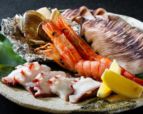 夏の海鮮 赤城牛 q 水戸市 茨城県 の和食料理 居酒屋 魚旬 がんこ家 水戸笠原店 和食 割烹 懐石料理 おしゃれ 個室 女子会